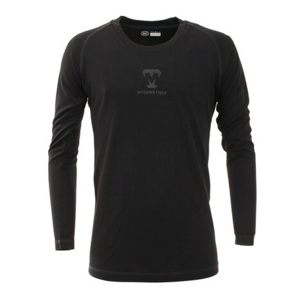 【10%OFFクーポン対象!12/14まで】美津和タイガー(mitsuwa-tiger)(メンズ) 野球 セミフィットラウンドネック 長袖アンダーシャツ MT7KSA59