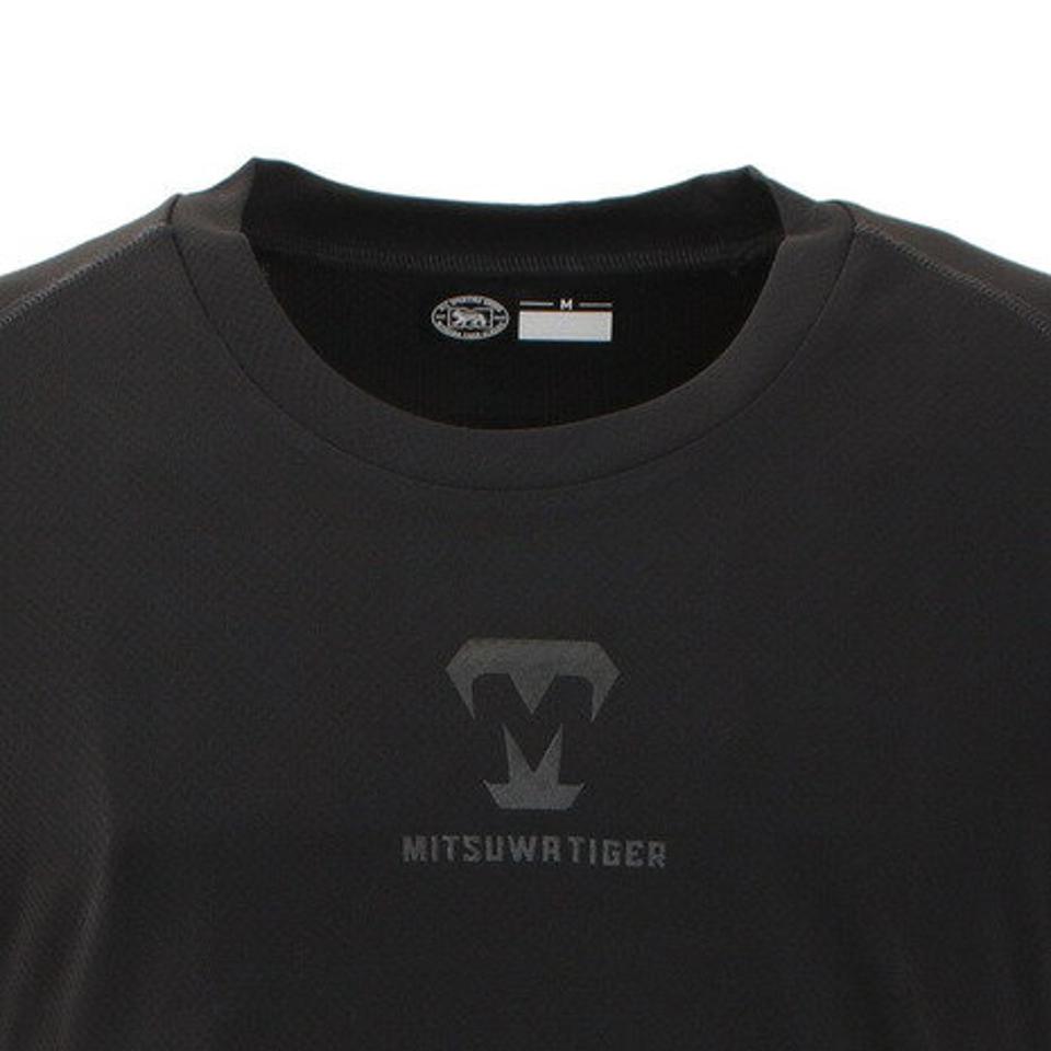 【10%OFFクーポン対象!12/14まで】美津和タイガー(mitsuwa-tiger)(メンズ) 野球 セミフィットラウンドネック 長袖アンダーシャツ MT7KSA59