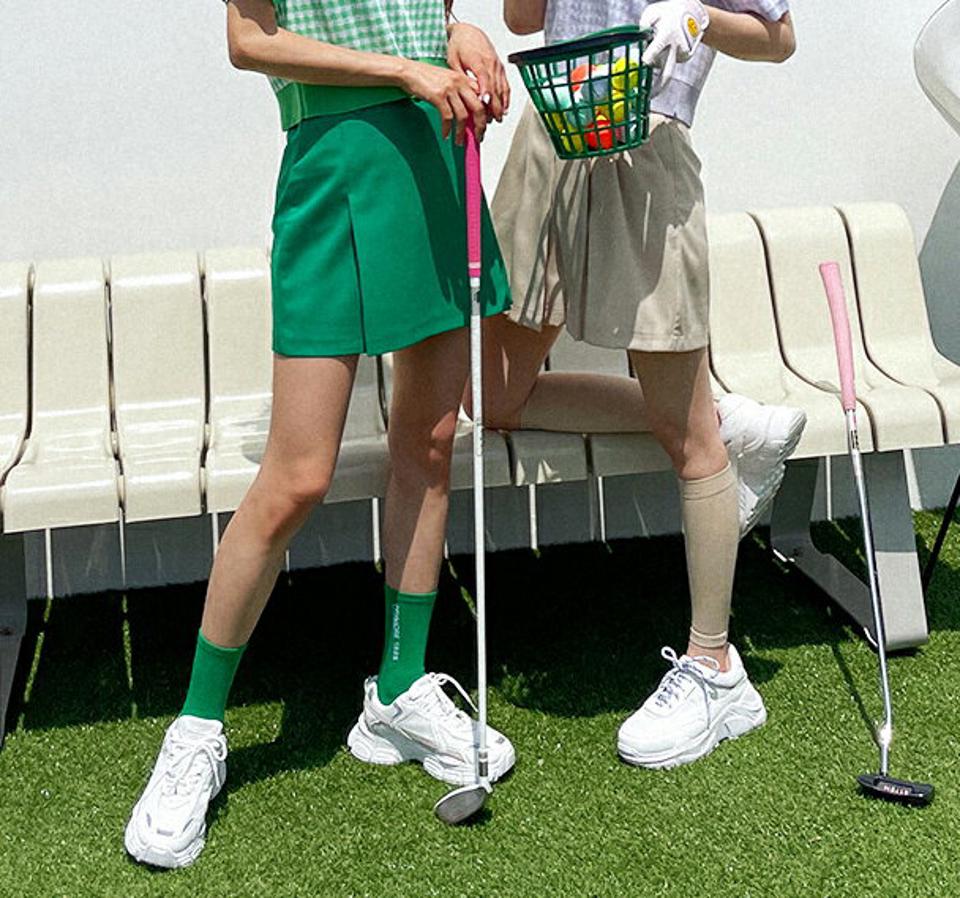 パンツ裏地タックミニスカート・全2色・b02341 レディース 【sk】スカート ミニスカート タック キュロット ショートパンツ 短パン 単色 無地 シンプル ガーリー ベルトループ フレア 緑 春 夏 スクールガール 韓国ファッション GOLFWEAR ゴルフウェア 人気