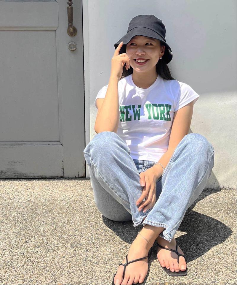 smileyranna "NEWYORK"ロゴコンパクトTシャツ（smileyranna）