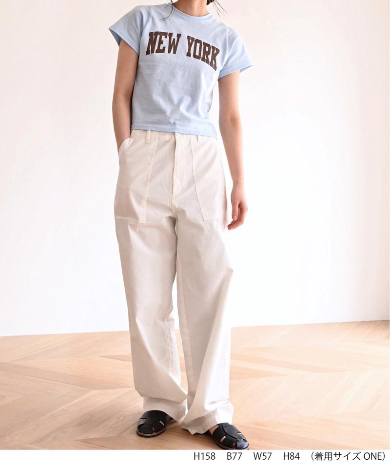 smileyranna "NEWYORK"ロゴコンパクトTシャツ（smileyranna）