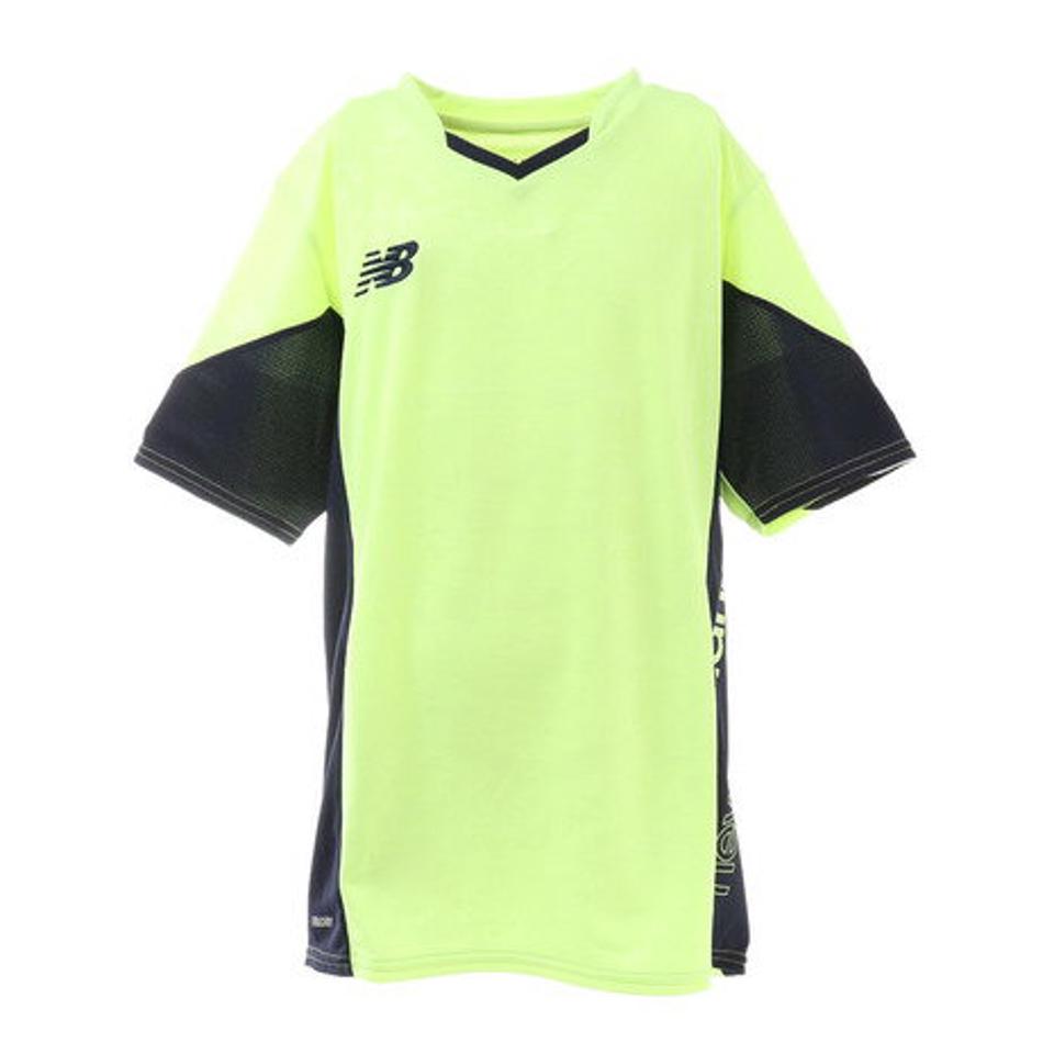 【6/5 24h限定 エントリー&対象4店舗買い回りで最大P10倍!】ニューバランス(new balance)(キッズ)サッカーウェア 半袖 Tシャツ ジュニア プラクティスシャツ ショートスリーブ JJTF1017BIO フットサルウェア