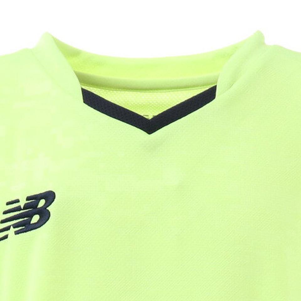 【6/5 24h限定 エントリー&対象4店舗買い回りで最大P10倍!】ニューバランス(new balance)(キッズ)サッカーウェア 半袖 Tシャツ ジュニア プラクティスシャツ ショートスリーブ JJTF1017BIO フットサルウェア