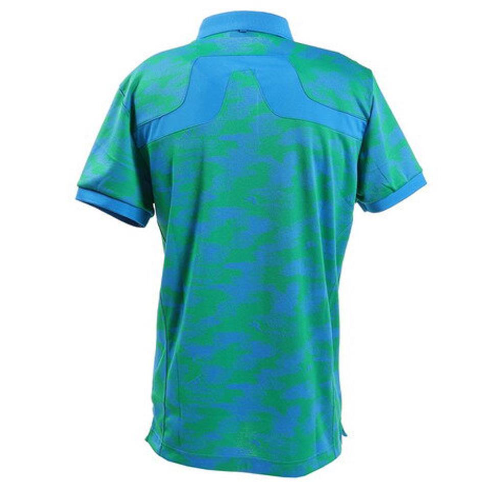 J.LINDEBERG ゴルフウエア メンズ 袖ロゴジャガードポロシャツ レギュラーフィット 071-22345-024 (メンズ)