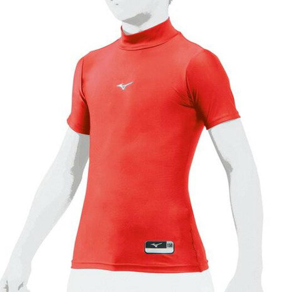 【5/25限定 エントリー&3点以上ご購入でP最大10倍】ミズノ(MIZUNO) 野球 アンダーシャツ 半袖 ジュニア バイオギア ハイネック インナー シャツ 12JA8C5162 (キッズ)