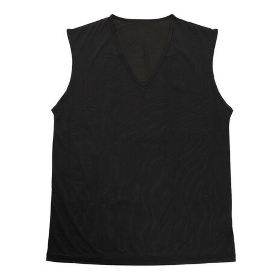 パフォーマンスギア(PG)(メンズ)ドライプラスクール ノースリーブVネックシャツ 891PA0GC6119BLK