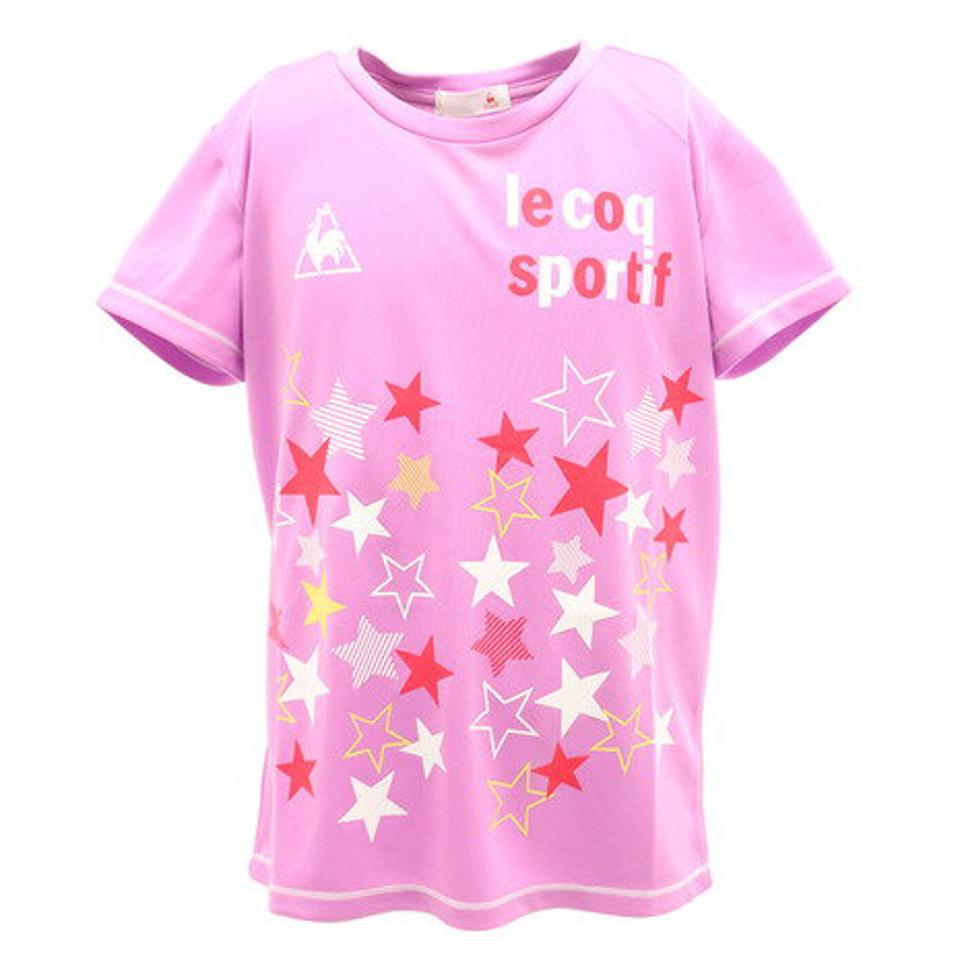 ルコック スポルティフ(le coq sportif)(キッズ)ガールズ 半袖シャツ QMJPJA01XB GPL