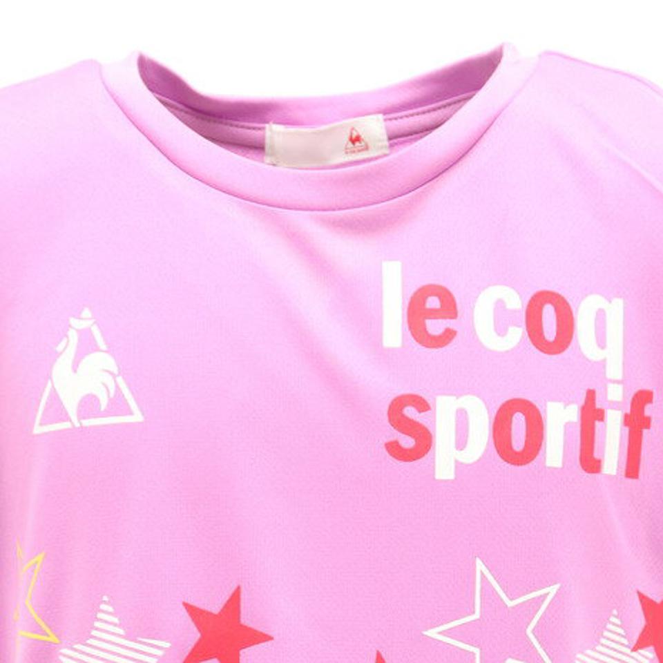 ルコック スポルティフ(le coq sportif)(キッズ)ガールズ 半袖シャツ QMJPJA01XB GPL
