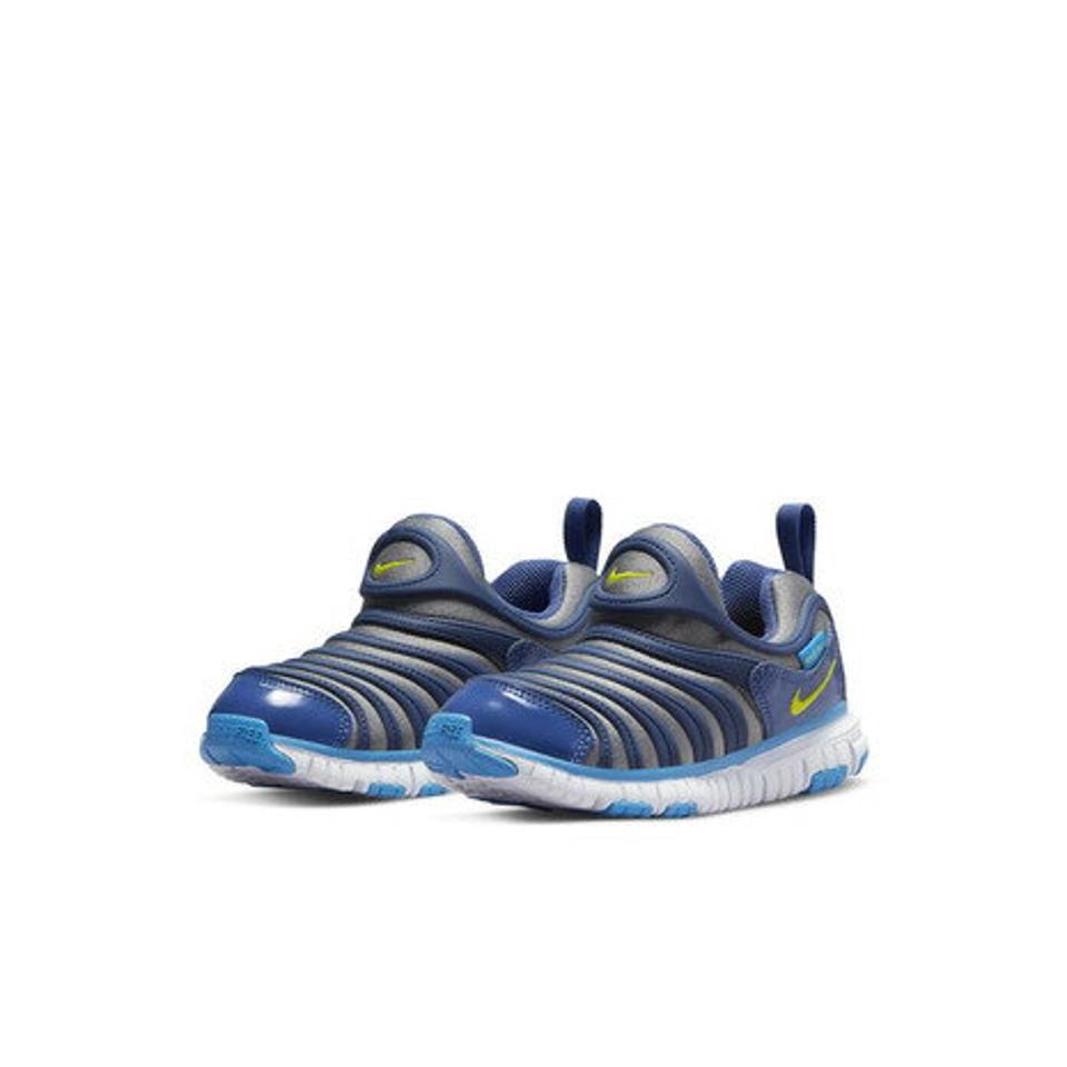 ナイキ（NIKE）（キッズ）ダイナモ フリー PS フラットピューター ブルー 343738-030 ジュニア スニーカー スポーツシューズ シューレース 紐なし 運動靴