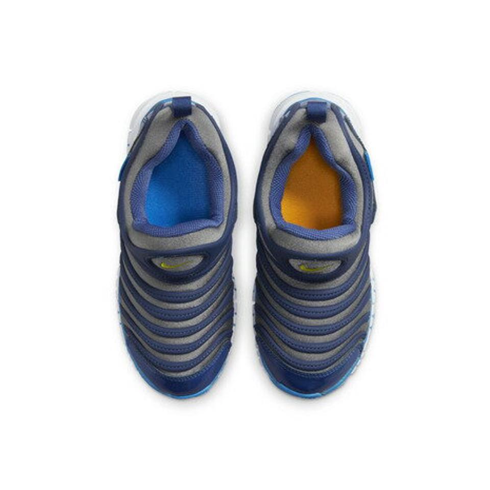 ナイキ（NIKE）（キッズ）ダイナモ フリー PS フラットピューター ブルー 343738-030 ジュニア スニーカー スポーツシューズ シューレース 紐なし 運動靴
