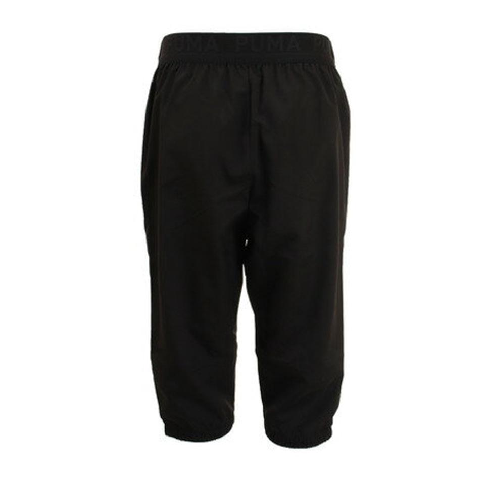 【5/25限定 エントリー＆3点以上ご購入でP最大10倍】プーマ（PUMA） クロスジャージ ノンラインド ウーブン 3/4パンツ 520530-01 BLK （メンズ）