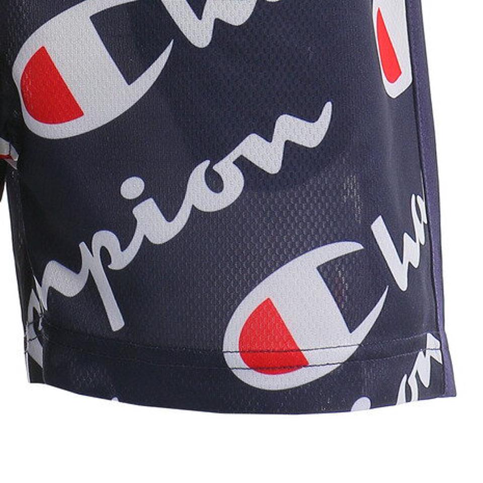 チャンピオン-ヘリテイジ(CHAMPION-HERITAGE) ジュニア 総柄パンツ CJ4402NVY オンライン価格 ショートパンツ ハーフパンツ 短パン (キッズ)