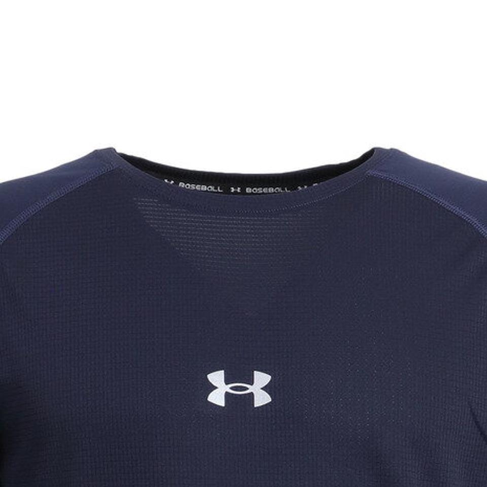 アンダーアーマー(UNDER ARMOUR)(メンズ)野球 アンダーシャツ フィットコンフォート ロングスリーブ インナー シャツ 1364469 ネイビー