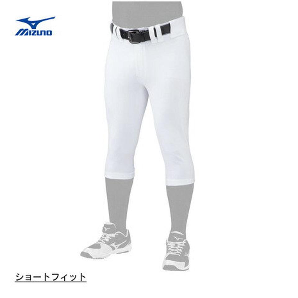 ミズノ（MIZUNO）（メンズ、レディース）野球 ユニフォームパンツ ミズノプロ ストレッチ練習用 ショートフィットタイプ 12JD8F0491