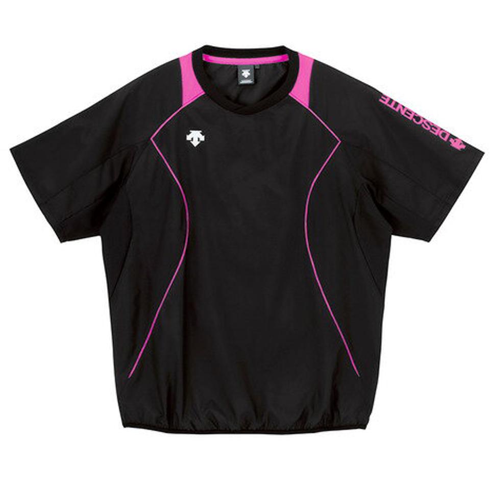 デサント(DESCENTE) 半袖プラクティストップ DVB-3322 BPK 【バレーボールウェア ピステシャツ トップス】 (メンズ)