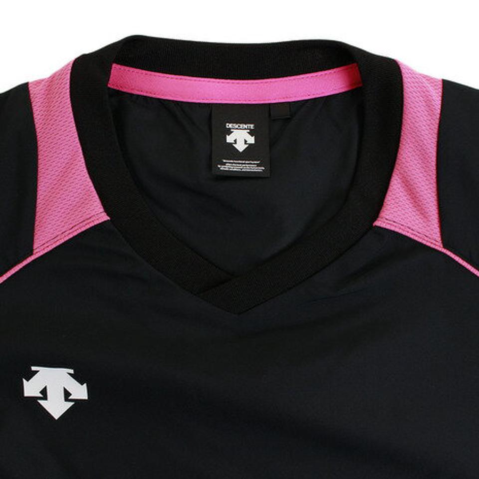 デサント(DESCENTE) 半袖プラクティストップ DVB-3322 BPK 【バレーボールウェア ピステシャツ トップス】 (メンズ)