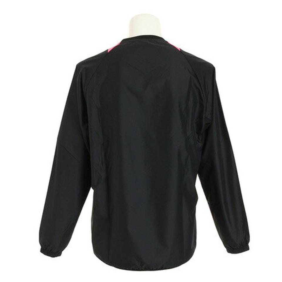 デサント(DESCENTE) 長袖プラクティスピステシャツ DVB-3312 BPK 【バレーボールウェア ピステシャツ トップス】 (メンズ)