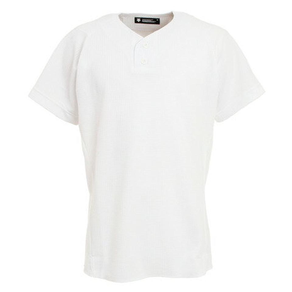 デサント(DESCENTE) 野球 ユニフォーム 2ボタンシャツ DB-1012 SWHT (メンズ)
