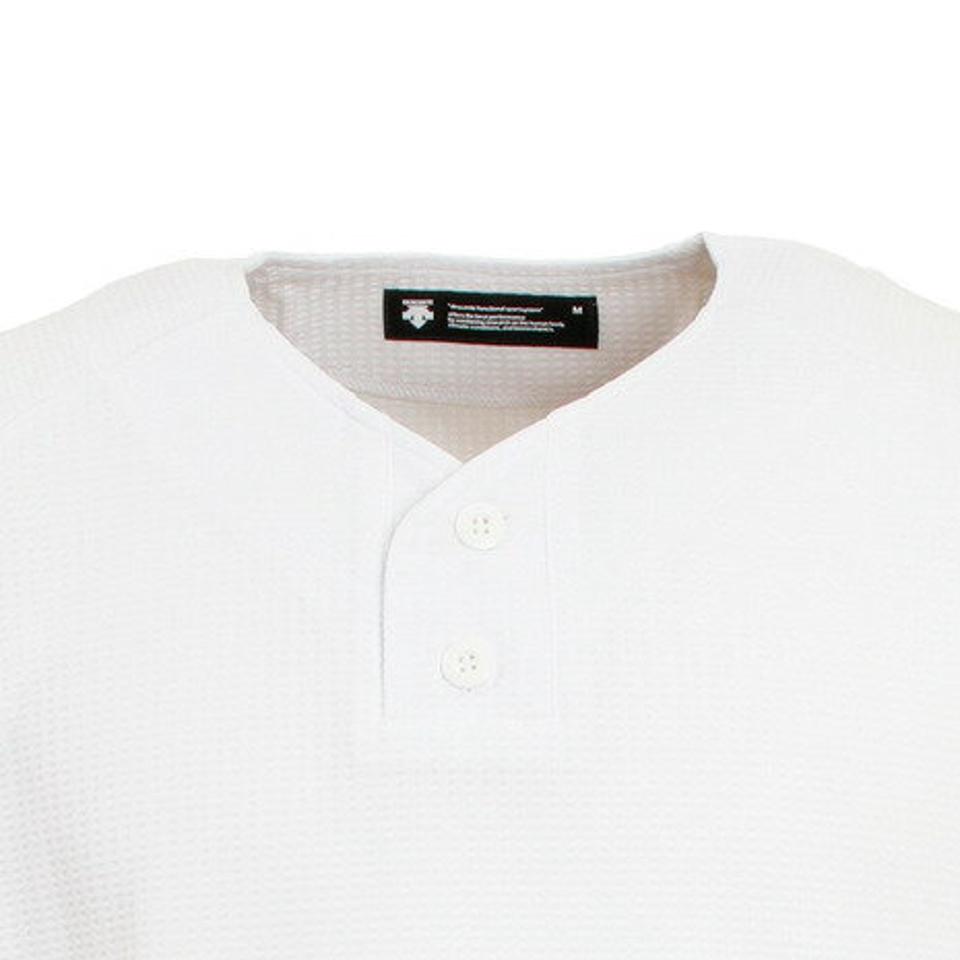 デサント(DESCENTE) 野球 ユニフォーム 2ボタンシャツ DB-1012 SWHT (メンズ)