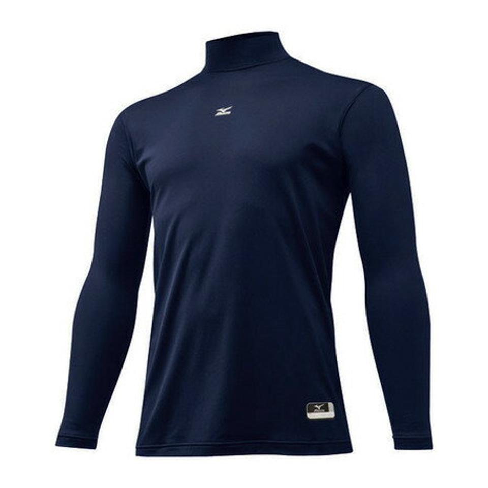 ミズノ(MIZUNO)(キッズ)野球 アンダーシャツ ジュニア ゼロプラス 裏起毛 ハイネック長袖 インナー シャツ 12JA5P5414 防寒 冬用