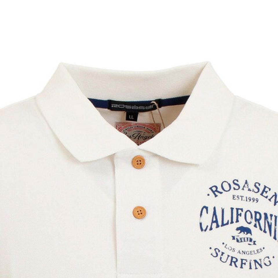 ROSASEN ゴルフウェア 吸水速乾 ポリエステル カノコ半袖ポロシャツ 044-24241-005 (メンズ)