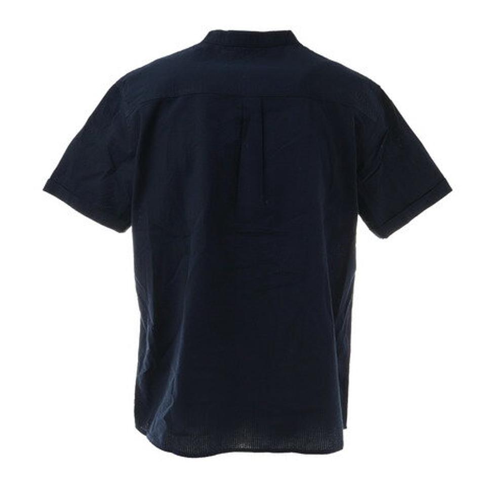 エルケクス(ELKEX) STAND COLLAR シャツ 881EK1CG6285 NVY (メンズ)