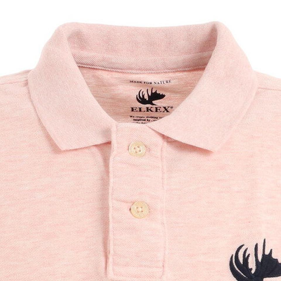 エルケクス(ELKEX)(メンズ)ICON 半袖ポロシャツ 881EK0CD3287 PNK