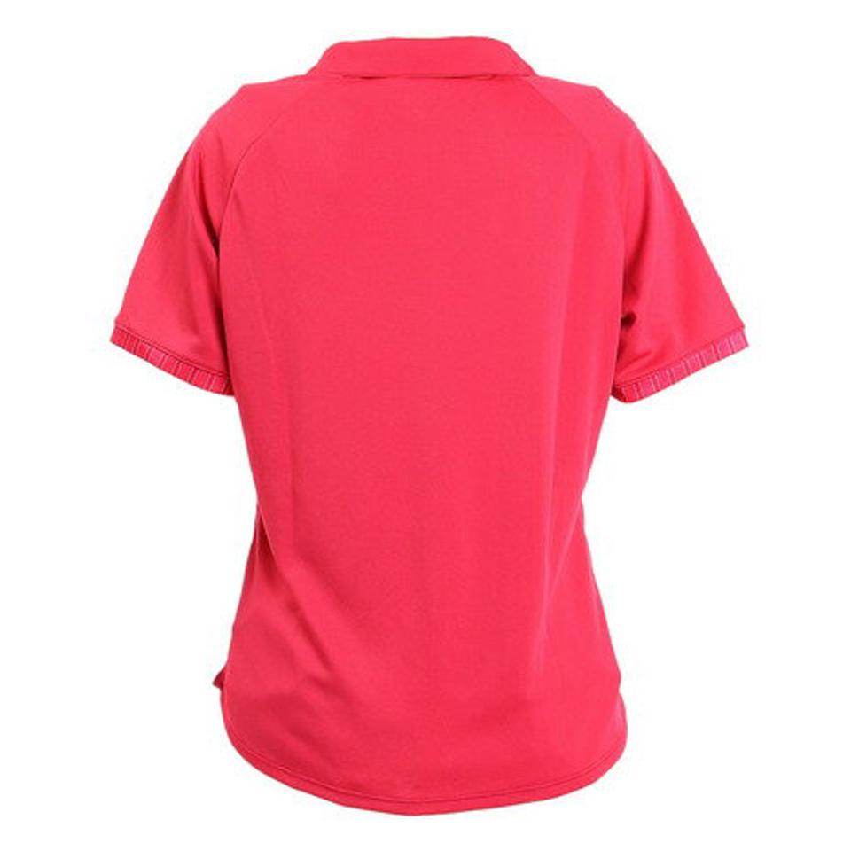 【5/25限定 エントリー&3点以上ご購入でP最大10倍】ウィッテム(HUITIEME) テニスウェア レディース ドライプラス ストライプ ポロシャツ HU19F03LS733155PNK (レディース)