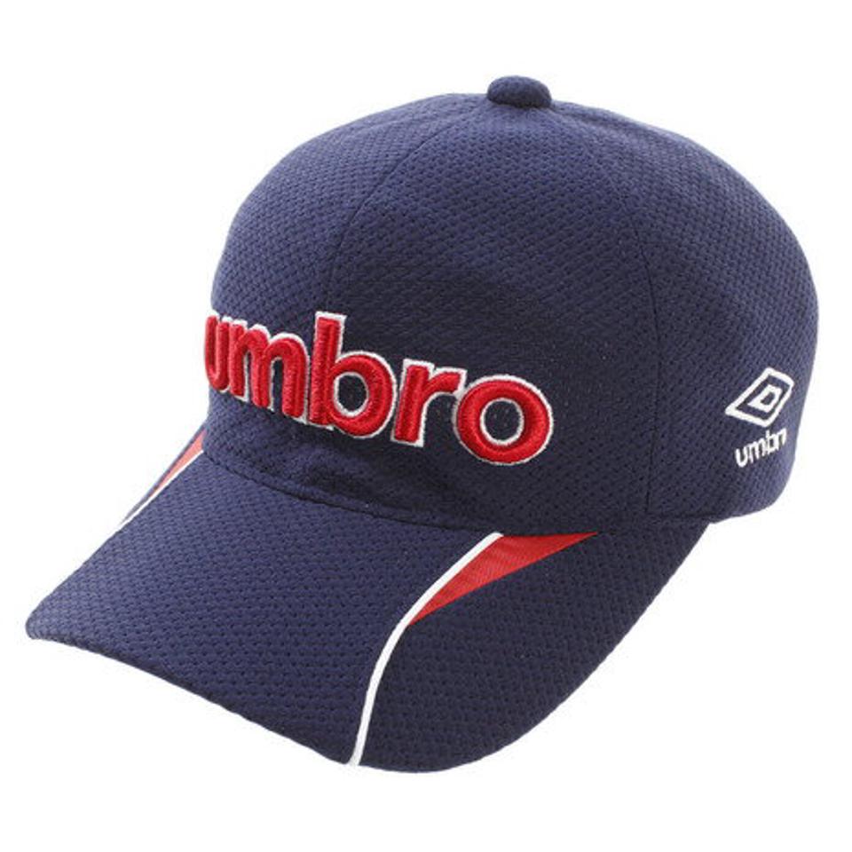 アンブロ(UMBRO)(キッズ)帽子 キッズ ジュニア向け 撥水デザインメッシュキャップ UUDNJC05 NV 日よけ