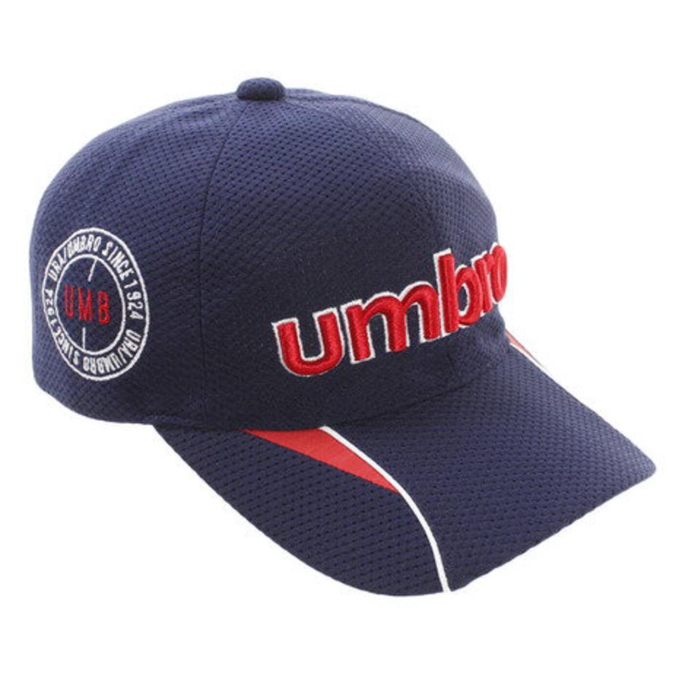 アンブロ(UMBRO)(キッズ)帽子 キッズ ジュニア向け 撥水デザインメッシュキャップ UUDNJC05 NV 日よけ