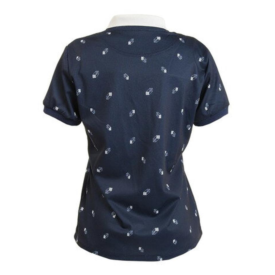 プーマ(PUMA) ゴルフウェア 吸汗速乾 ドライ 快適♪ 3Dロゴ AOP 半袖ポロシャツ 930561-02 (レディース)