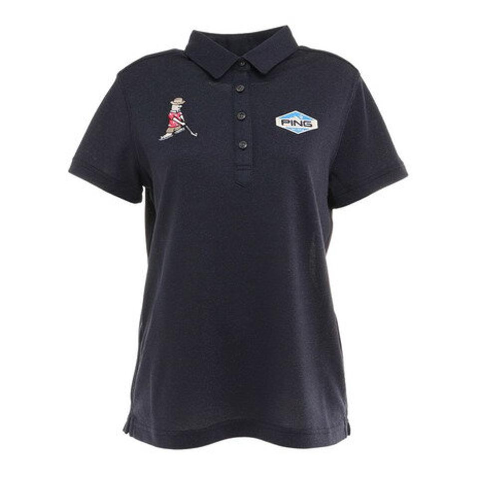 ピン(PING) ゴルフウェア ポリエステルカチオンカノコポロシャツ 622-2160302-120 (レディース)
