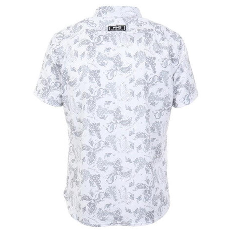 ピン(PING) ゴルフウェア 吸汗速乾 高通気 ドライポリエステル ストレッチカノコ 半袖ポロシャツ 621-2160402-030 (メンズ)