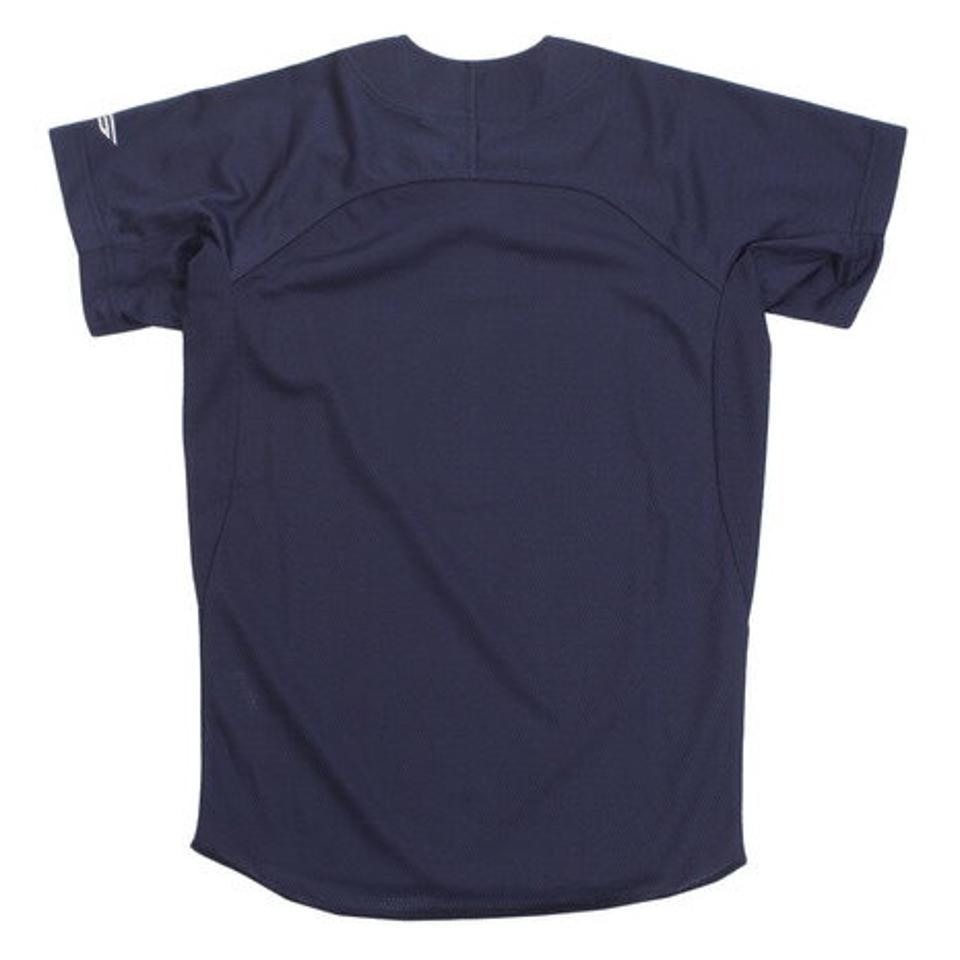 エックスティーエス(XTS)(キッズ)野球 ユニフォーム ジュニア キッズ 2ボタンメッシュシャツ 練習着 724G9ES4046J ネイビー