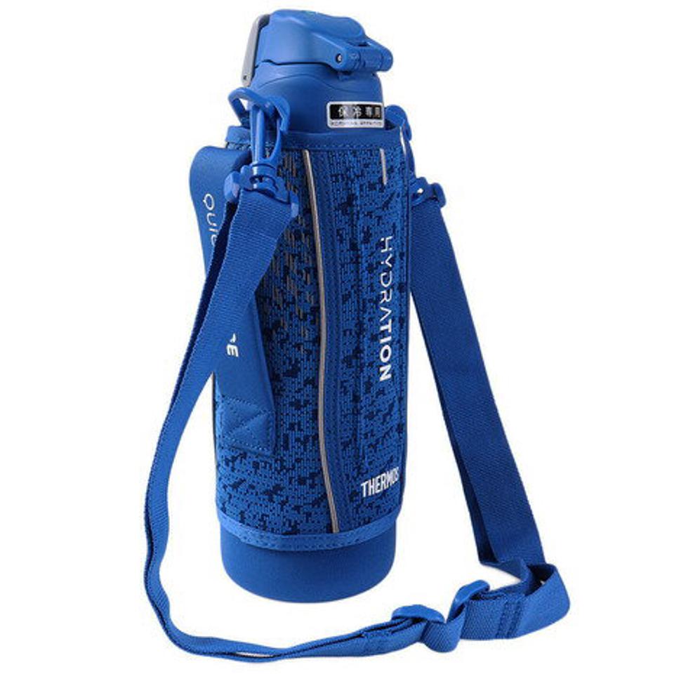 サーモス(THERMOS) 真空断熱スポーツボトル ブルーシルバー 1L FHT-1001F BLSL 水筒 アウトドア 保冷専用 カバー付き