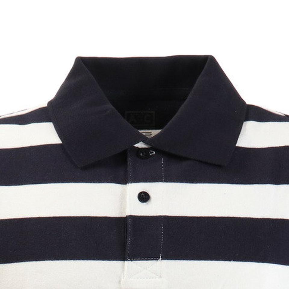 エーシーピージー(ACPG) リブ襟 半袖ポロシャツ 871PA0BGI3137WHXNV (メンズ)