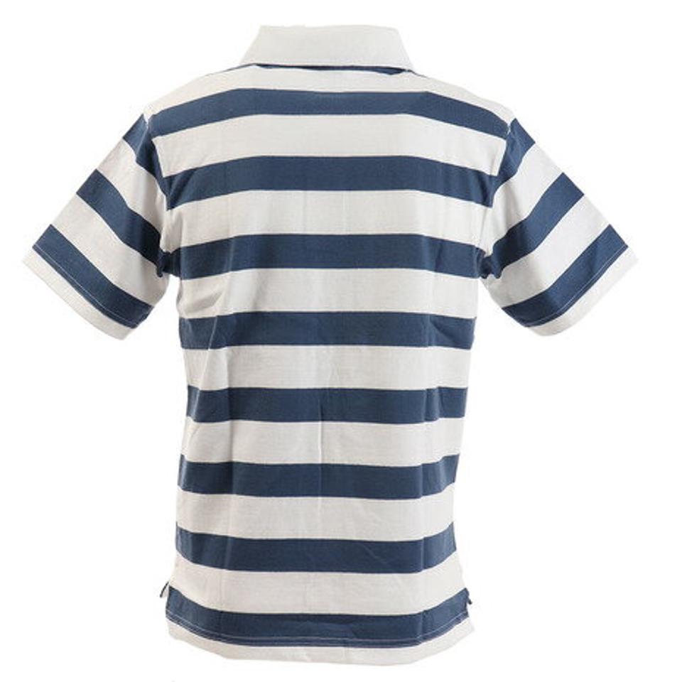 エーシーピージー(ACPG) リブ襟 半袖ポロシャツ 871PA0BGI3137WHXBL (メンズ)