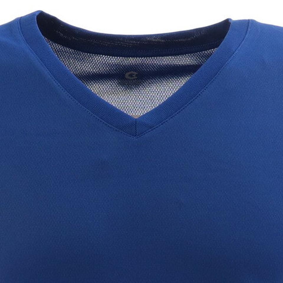 【5/25限定 エントリー&3点以上ご購入でP最大10倍】ジローム(GIRAUDM) サッカー ウェア メンズ 高通気Vネックインナーシャツ 741GM0ES9310 BLU インナー アンダーシャツ (メンズ)