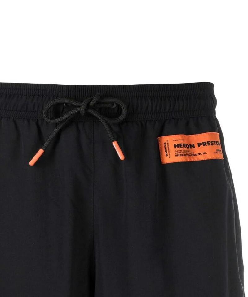 HERON PRESTON ヘロン プレストン ショーツ メンズ NYLON SWIMSHORTS HMFS22-141 ブラック パンツ ボトムス スイムショーツ ハーフパンツ アクティブパンツ 送料無料
