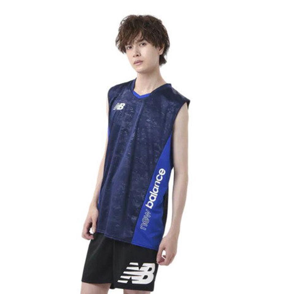 ニューバランス(new balance) サッカー ウェア メンズ プラクティスシャツ ノースリーブ JMTF1012NV (メンズ)