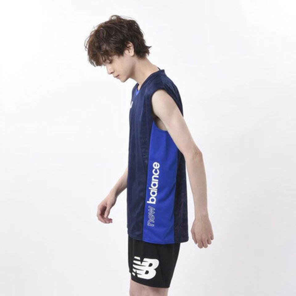 ニューバランス(new balance) サッカー ウェア メンズ プラクティスシャツ ノースリーブ JMTF1012NV (メンズ)