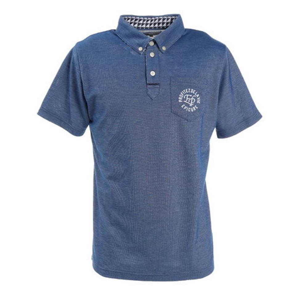 エピキュール(epicure) ゴルフウェア メンズ プリントポロ EP51TG01 BLU (メンズ)