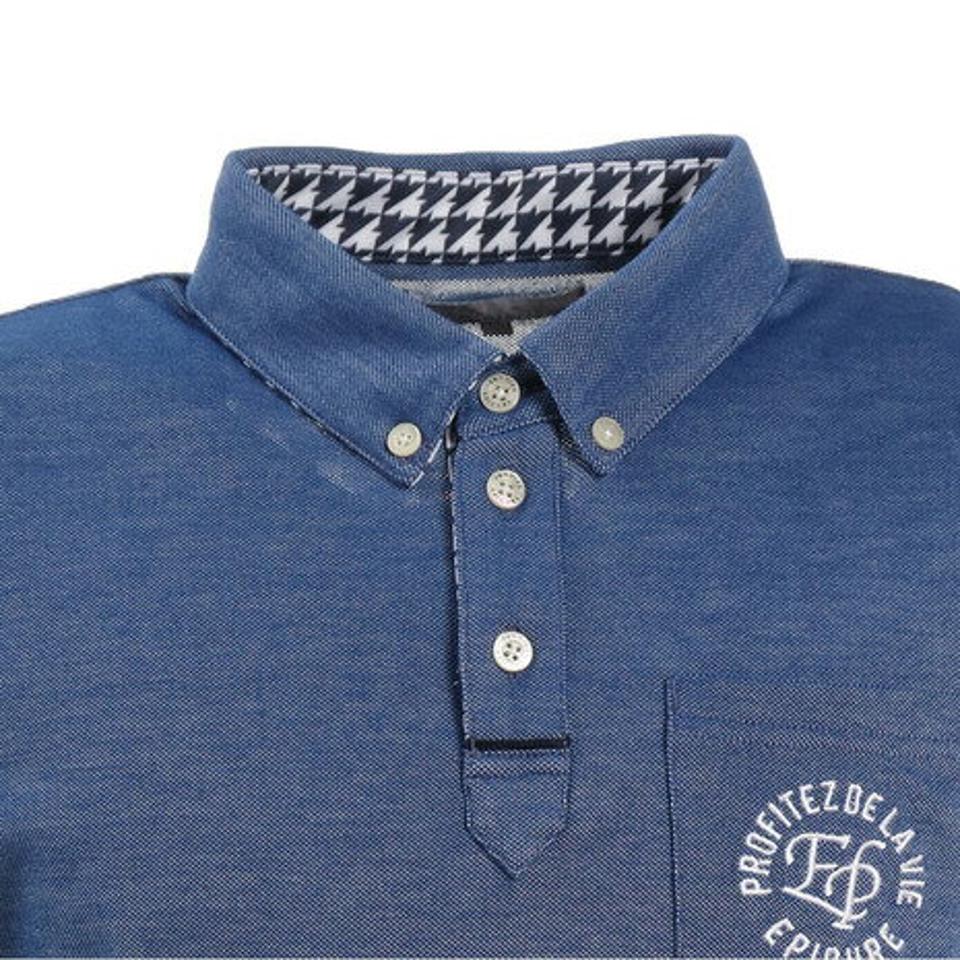 エピキュール(epicure) ゴルフウェア メンズ プリントポロ EP51TG01 BLU (メンズ)