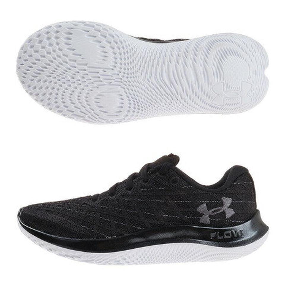 アンダーアーマー（UNDER ARMOUR） ランニングシューズ ジョギングシューズ フロー ベロシティ ウインド 3023561 004 BLK/BLK/HGY （レディース）