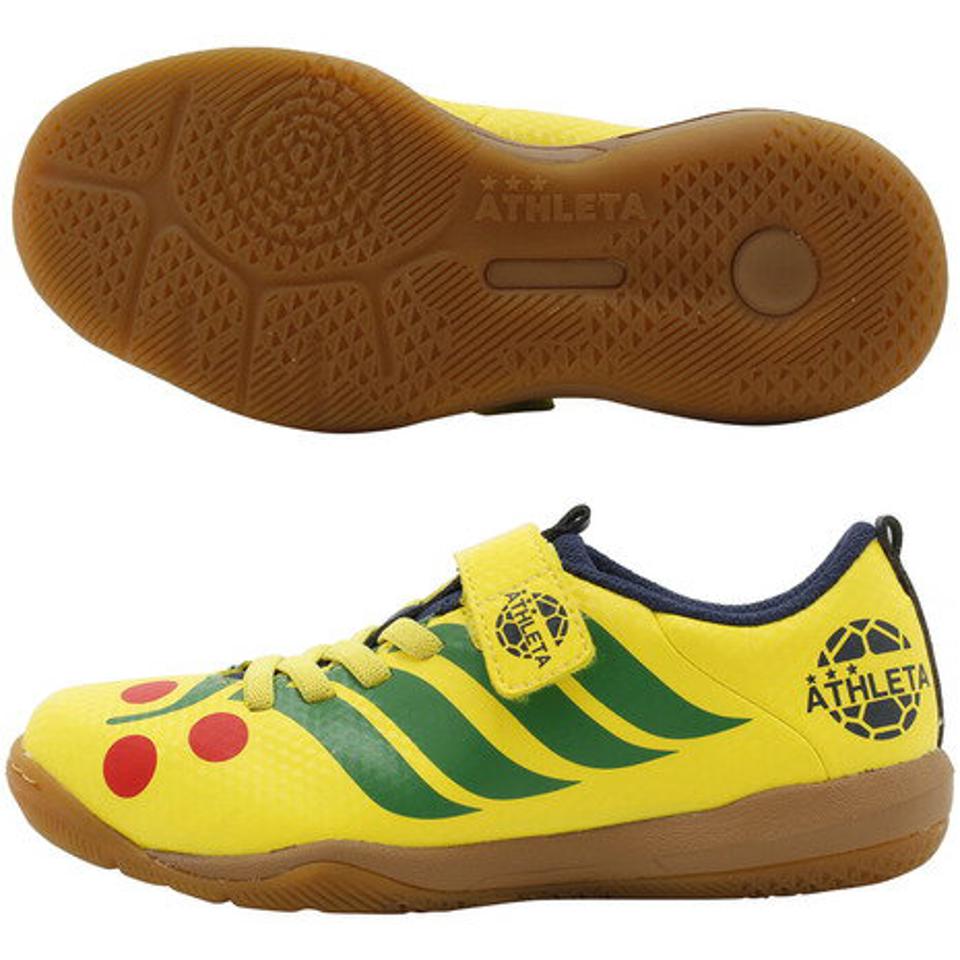 アスレタ（ATHLETA） ジュニアサッカーインドアトレーニングシューズ XE-279J YEL サッカーシューズ トレシュー 屋内 室内 （キッズ）