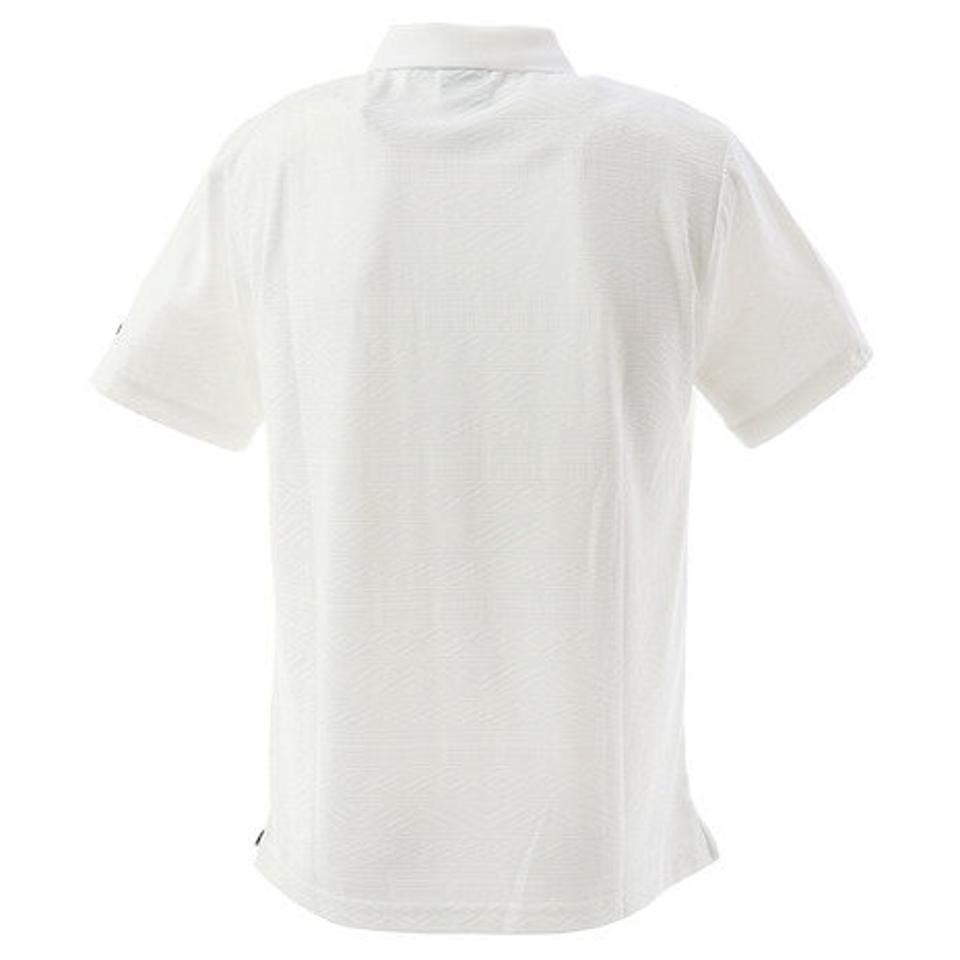 フィドラ(FIDRA) ゴルフウェア メンズ ジャガードポロシャツ FI51TG11 WHT (メンズ)
