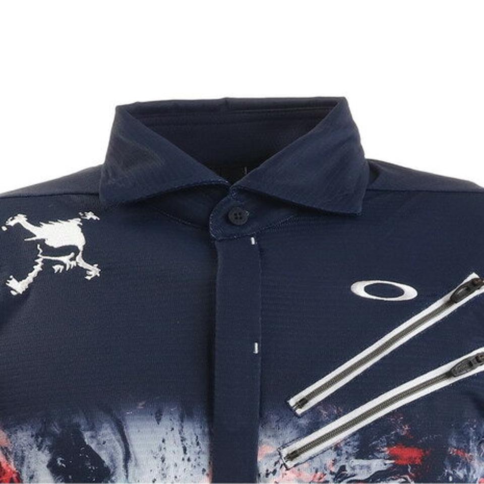 オークリー(OAKLEY) ゴルフウェア Skull Explode シャツ FOA401631-01F (メンズ)