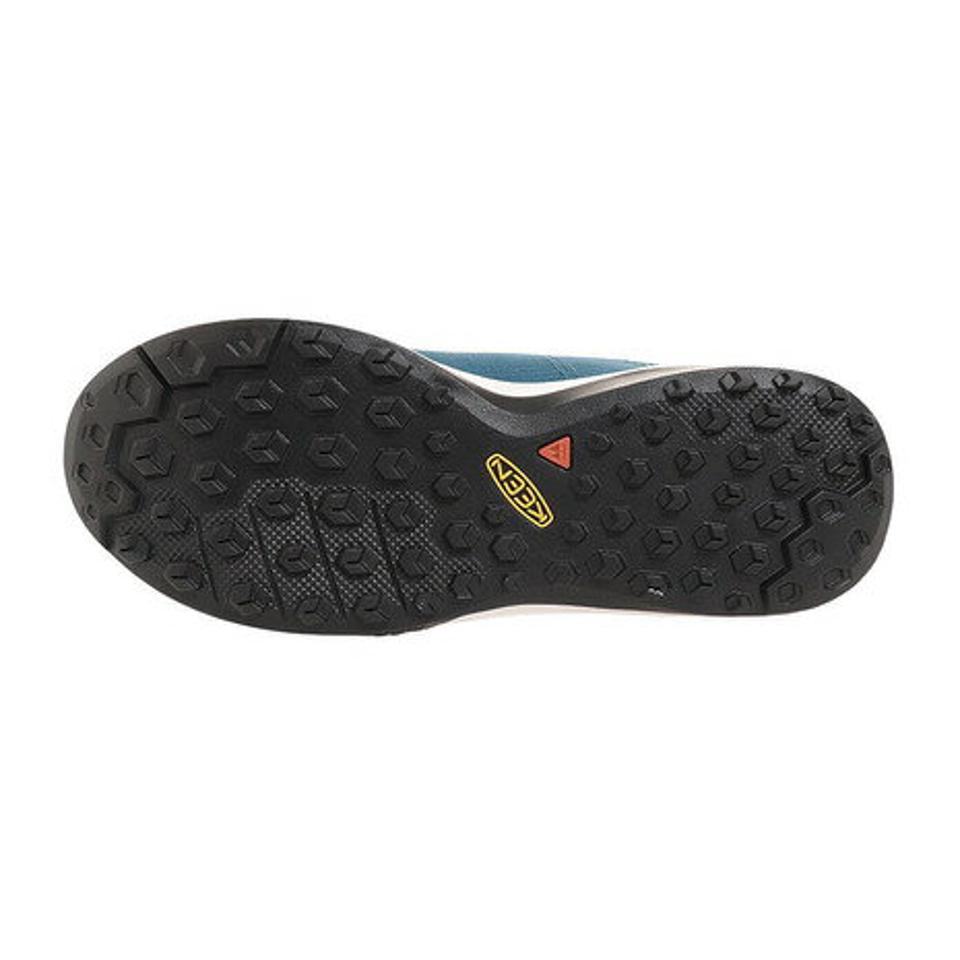 キーン（KEEN）（レディース）テンポフレックスミッドウォータープルーフ Blue Coral/Star White 1025465 防水ハイキングシューズ 登山靴 アウトドア 軽量