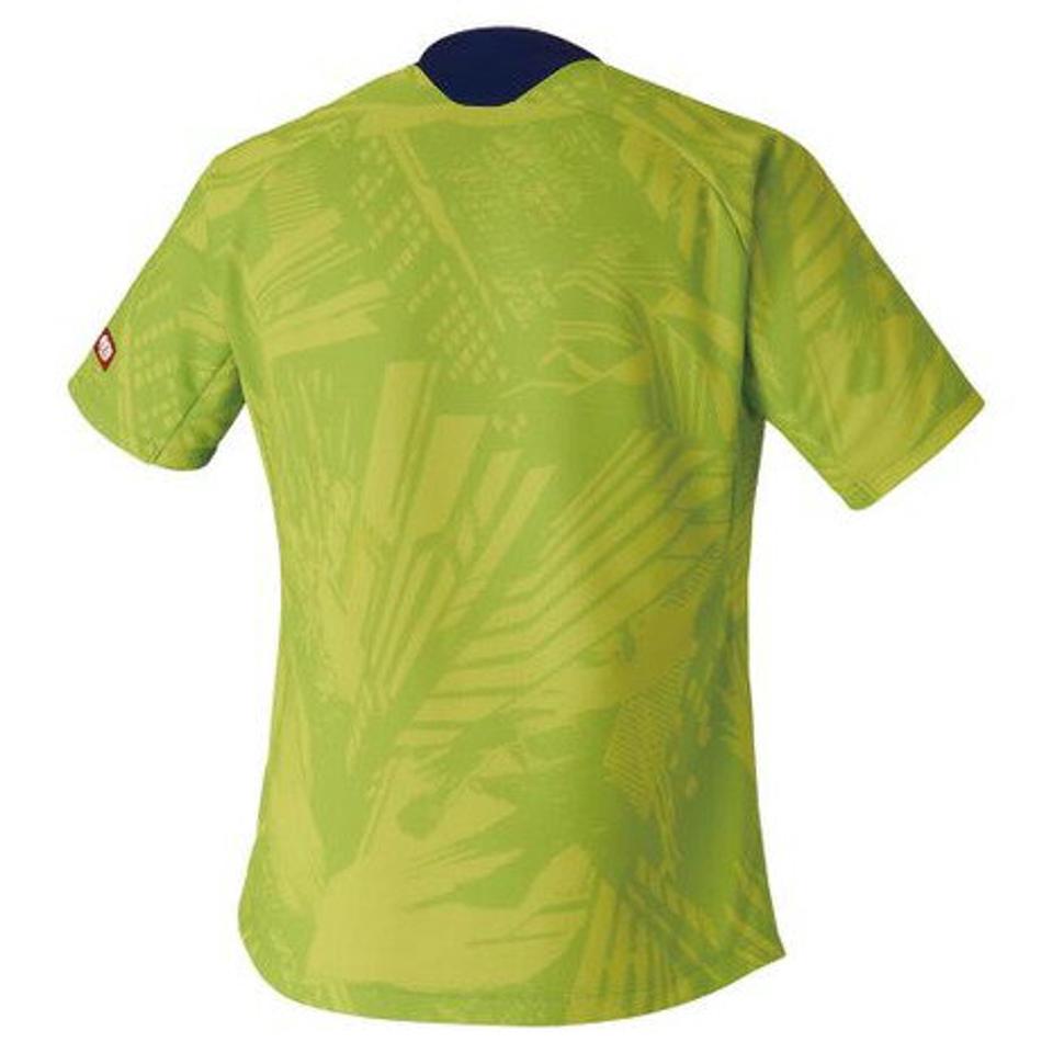 ミズノ(MIZUNO)(メンズ、レディース)卓球ウエア ゲームシャツ 黄 イエロー 82JA000137