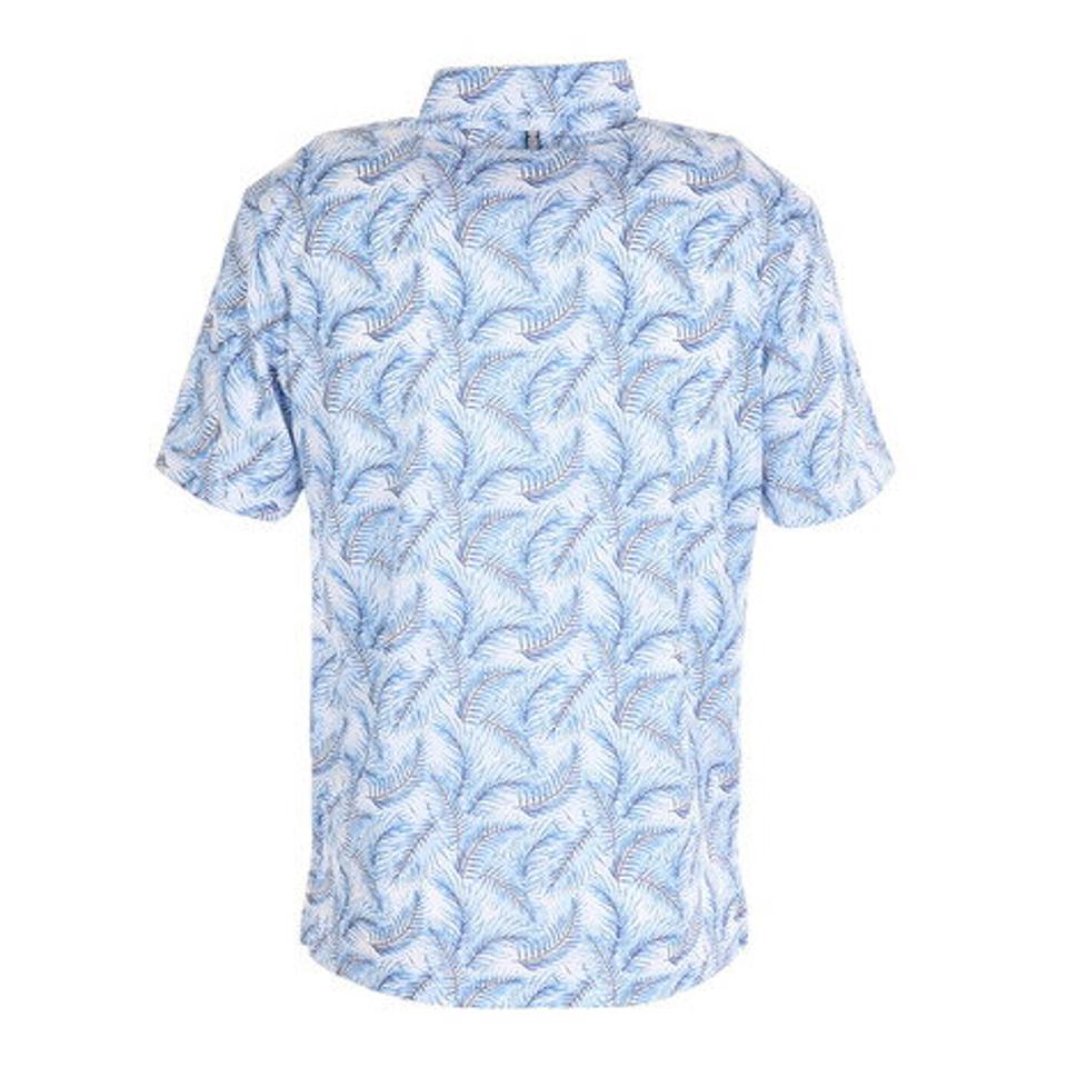 フィドラ(FIDRA)(メンズ)ゴルフ ポロシャツ Lightest leaf シャツ FD5KTG23 SAX プロ着用モデル